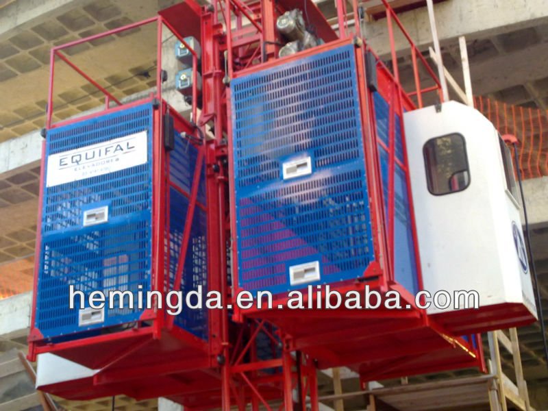 One Cage Construction Hoist For Sale