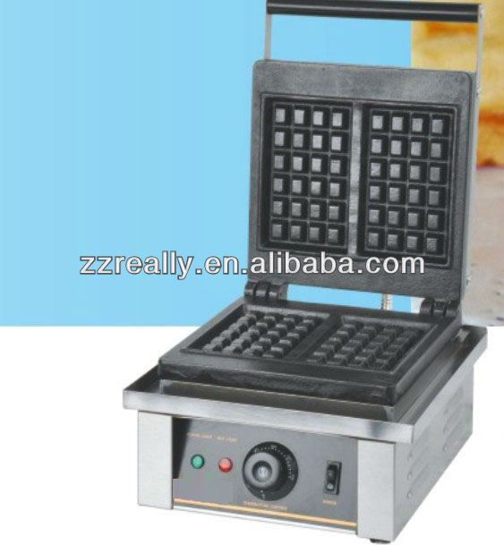 one plate or two plates square or circle waffle maker with CE