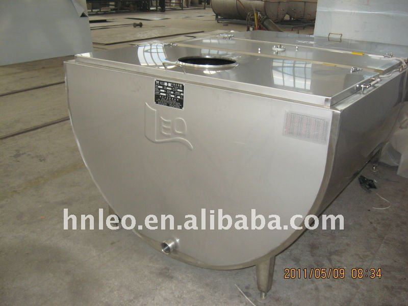 Open type milk cooling tank