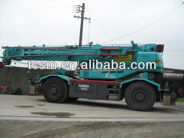 original Japanese used mobile truck cranes Kobelco 50T are exported from shanghai china