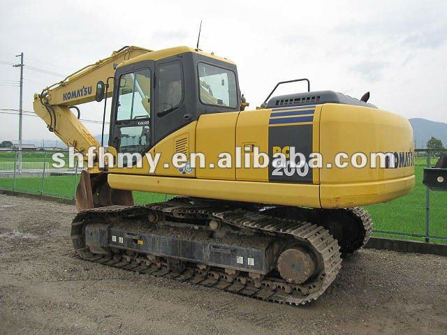 original komatsu pc200-7 crawler excavator, pc200 original excavator