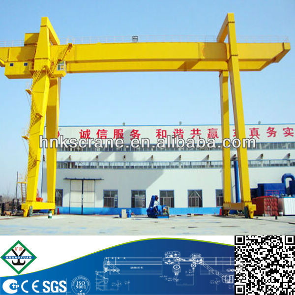 Outdoor heavy duty a-frame gantry crane