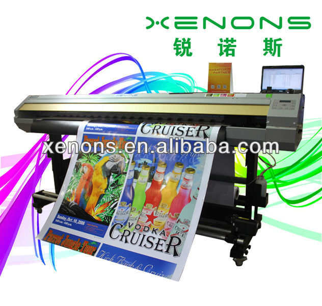 outdoor two printheads 1.8m Eco Solvent Printer