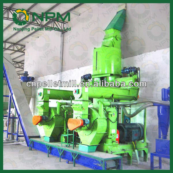 Output of 2000kg Wood Pellet Plant