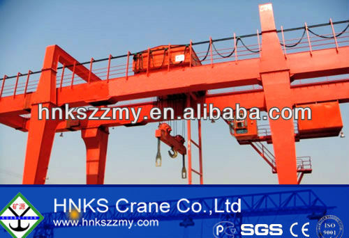 Overseas installation avaliable MG type double girder gantry crane