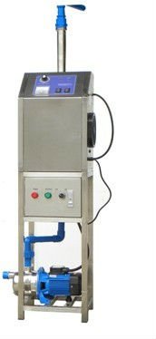 Ozone generating mixing machine