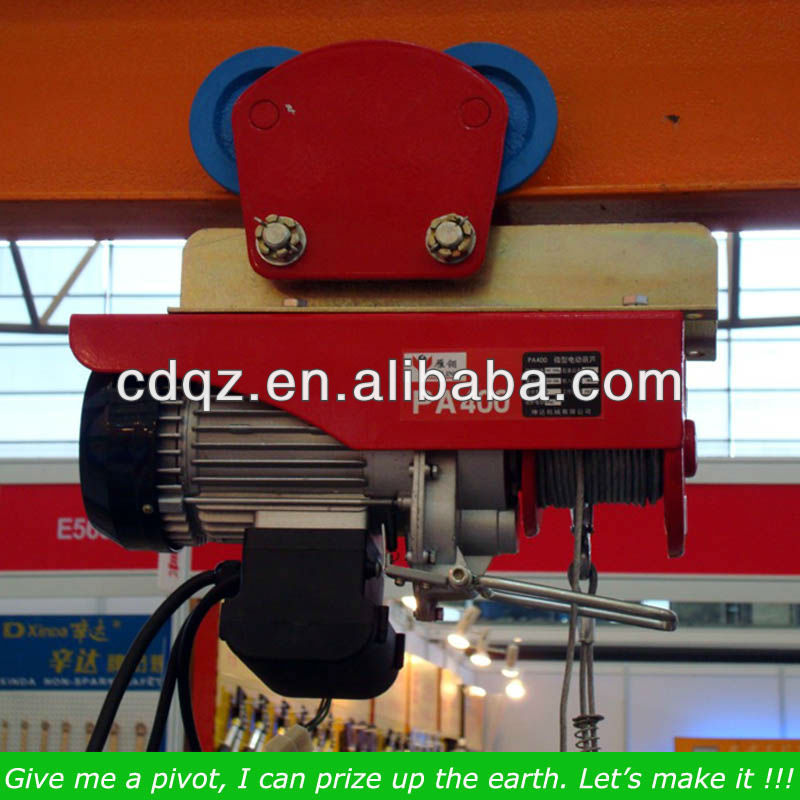 PA Series Mini Electric Hoist Electrical Wire Rope Lift