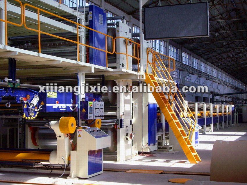 Packaging machinery-2500 Corrugated cardboard production line