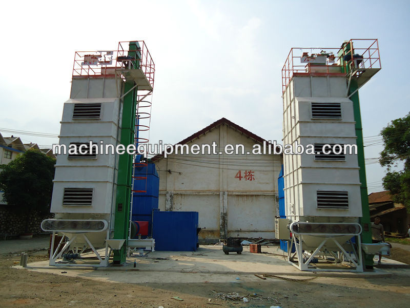 Paddy grain dryer machine with low fuel consumption and remprature drying