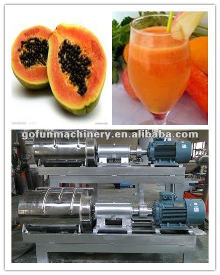 papaya pulping machine