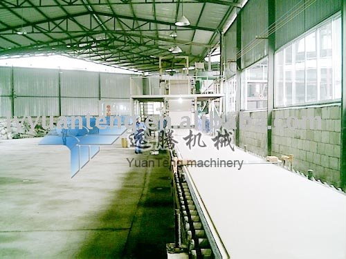 paper faced gypsum board equipment