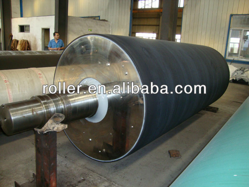 paper machine blind drilled press roll