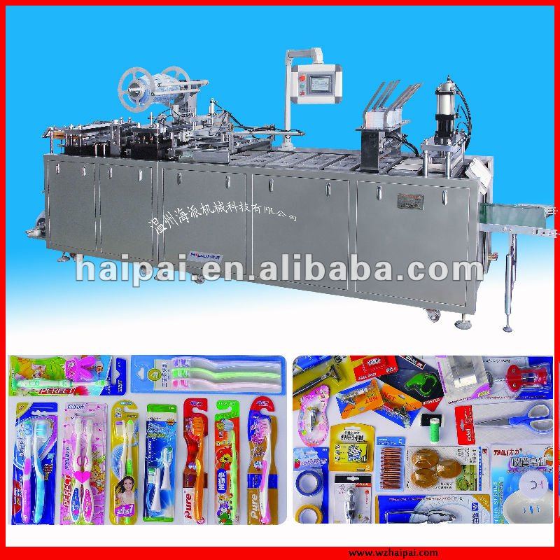 Papercard Plastic blister packing machine for battery