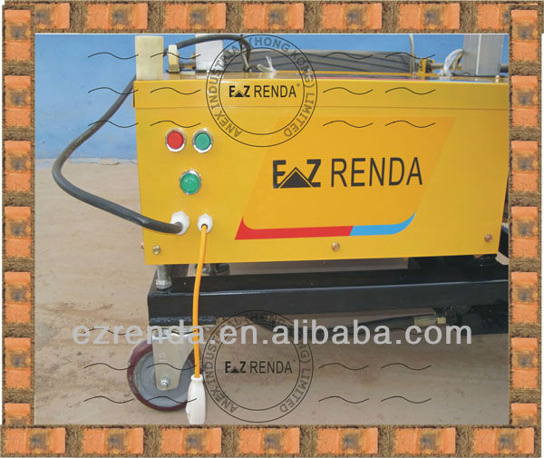 Patented EZ RENDA Automatic Cement Mortar Rendering Machine for Brick Wall/Plastering Machine for Block Wall 380v/220v