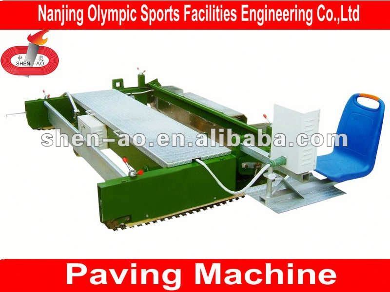 Paving Machine for Synthetic Running Track