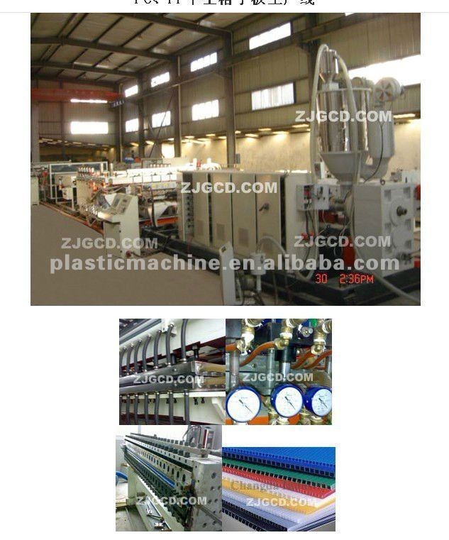 PC/PP Hollow Cross-section sheet extrusion line