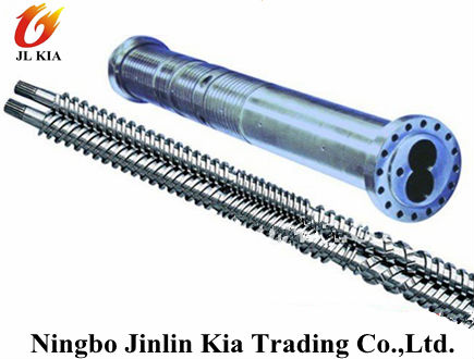 PC PVC PPO PPA Bimetallic Screw and Barrel for extruder machine