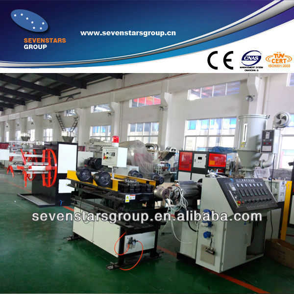 PE corrugated pipe production line