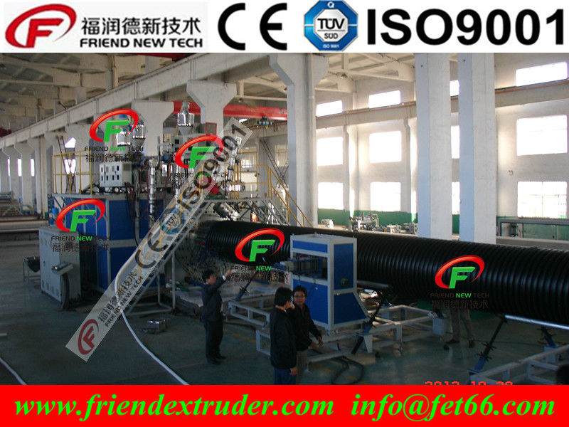 PE drainage pipe making machine