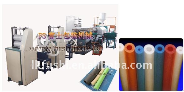 pe foam pipe extrusion line