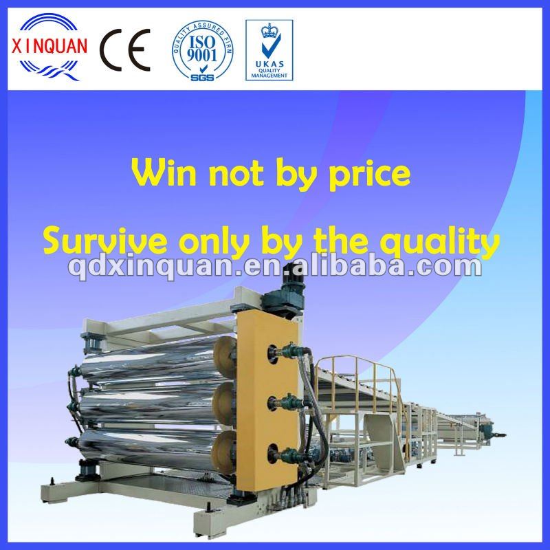 PE, PP, ABS thick board making equipment