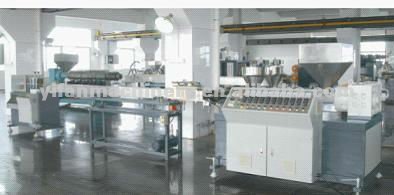 PE/PP straw pipe extruder line