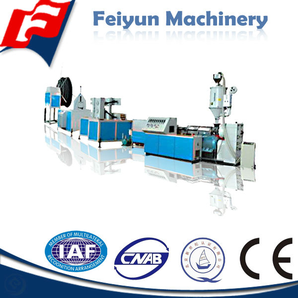 PE Single Wall Corrugated Pipe Production Line