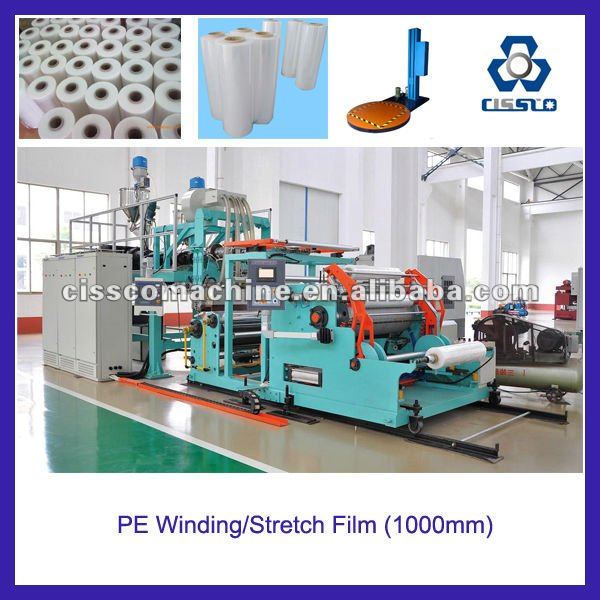 PE Wrapping Film Machine / PE Stretch Film Making Machine / PE Elastic Film Machine