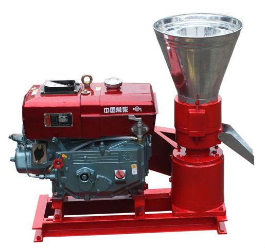 pellet machine with diesel engine(cheap fuel machine)