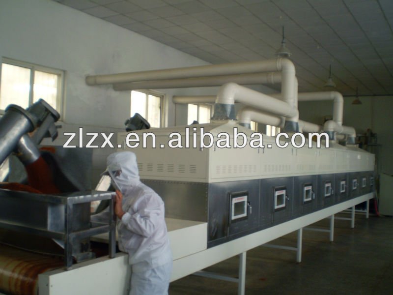 Pepper powder drying machine-KH-20HPTN6 microwave tunnel dryer