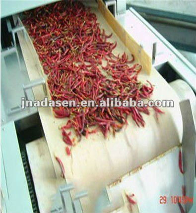 pepper/soy sauce /spice microwave drying and sterilizing machine