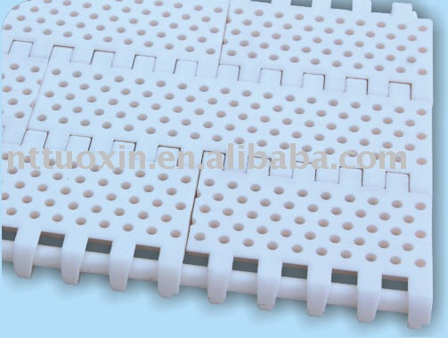 Perforated Flat Top Round Holes 800,modular belt