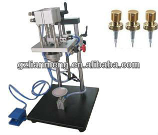 Perfume pump capping machine