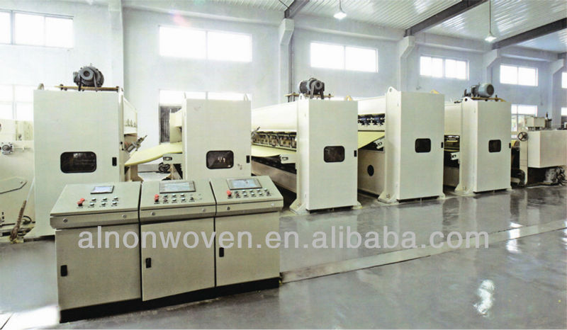 PET nonwoven needle punch production line