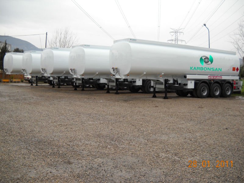 Petrolium products semi-trailer