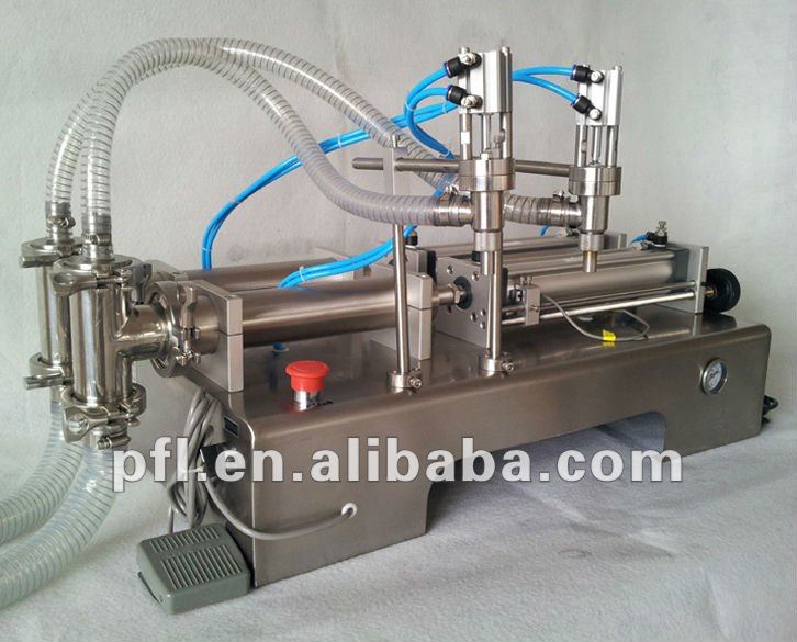 PFL-200G Semi Automatic Double Nozzles Liquid Filling Machine