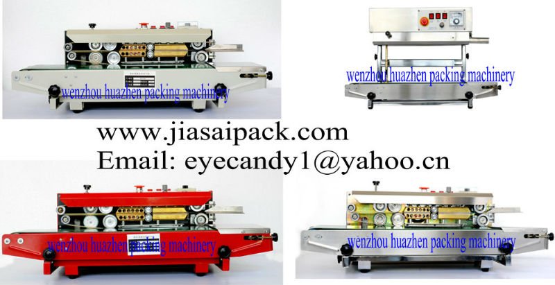 PFS-900 good sealer plastic bag sealing machine printing machine