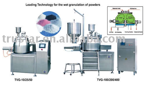 Pharma TVG Series Rapid Mixer Granulator