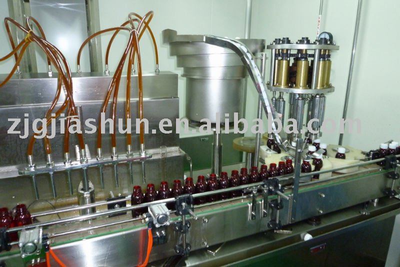 pharmaceutical oral liquids filling line for syrup liquids