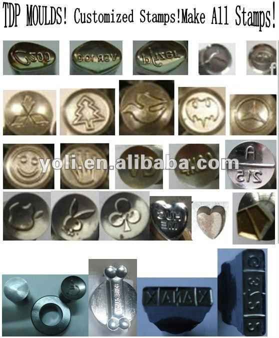 pill shape press machine mould