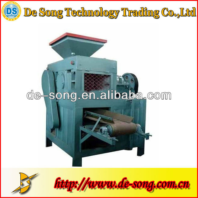 Pillow shape charcoal briquette machine