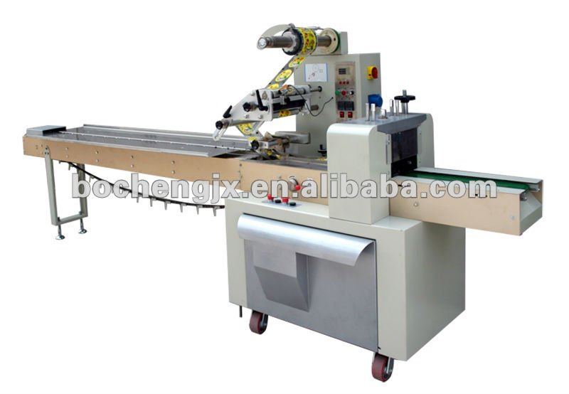 Pillow type flow wrapping Automatic plastic Packing Machine