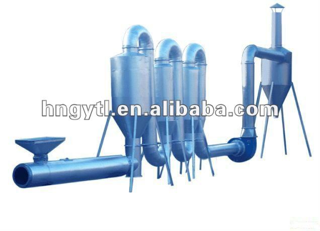 Pipeline sawdust dryer machine