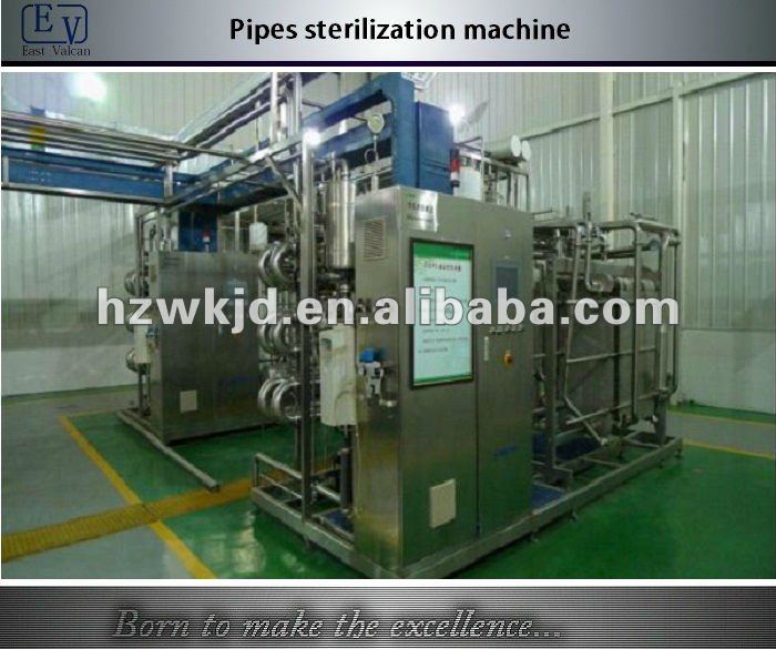 Pipes steam sterilizer for pasteurization sterilization