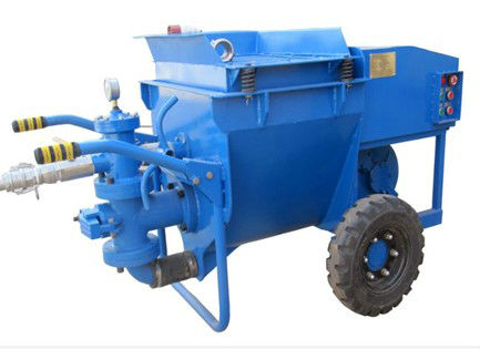 Piston mortar plastering pump