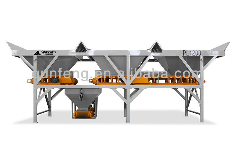 PL1200 Concrete Batching Machine/concrete mixing plant/Qunfeng machinery