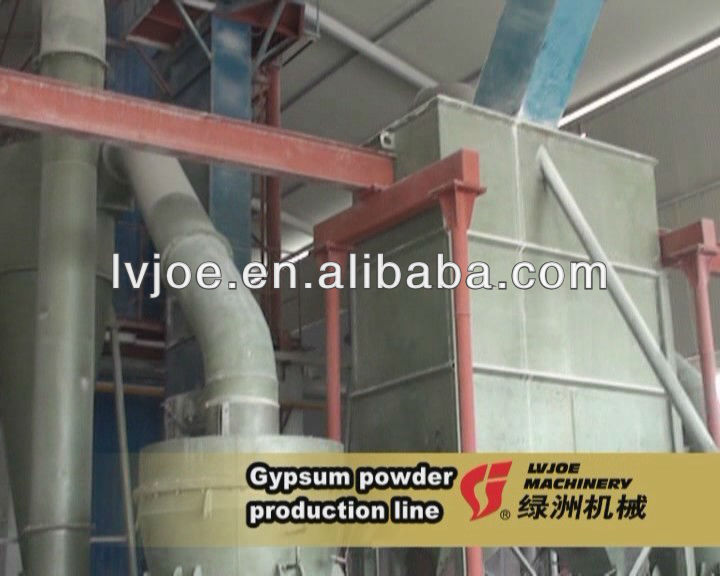 plaster of paris production line from mineral gypsum