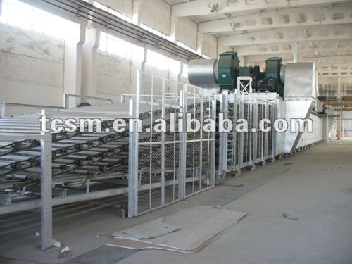 plasterboard production equipment with advanced drying system