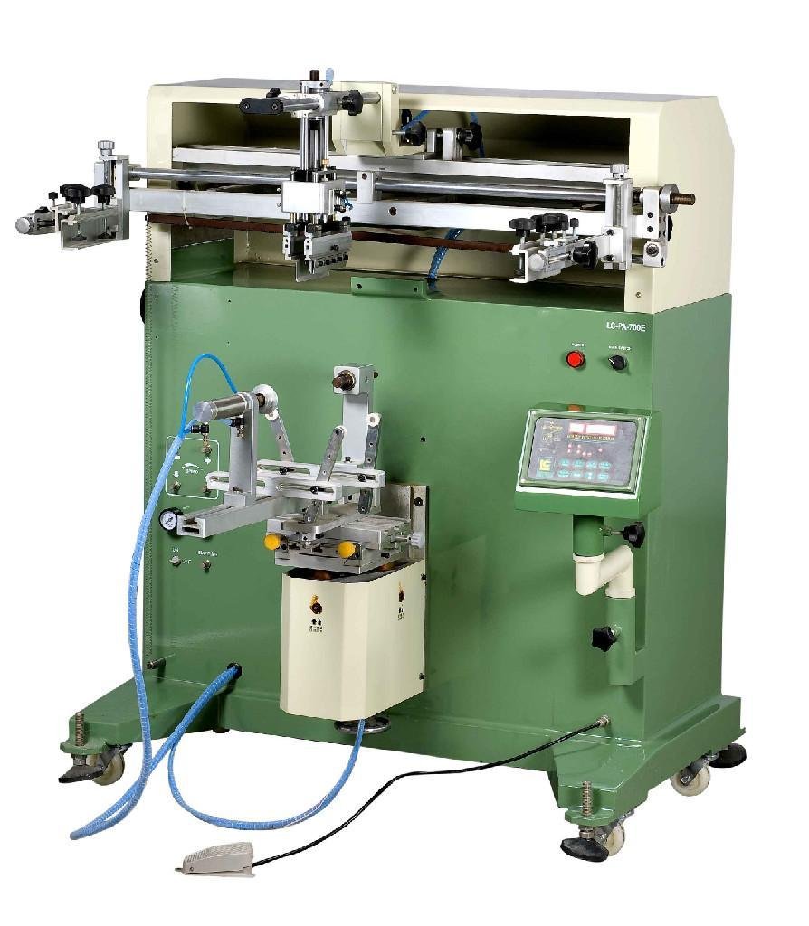 Plastic bottle screen printing machine