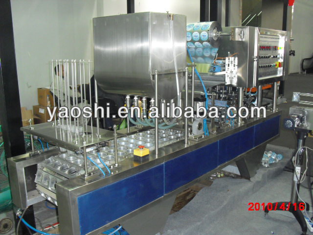 plastic cup filling machine, soy source filling machine, cup filler, jelly filling machine